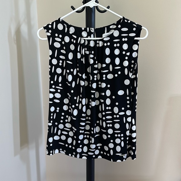 Calvin Klein Tops - Calvin Klein black and white sleeveless top